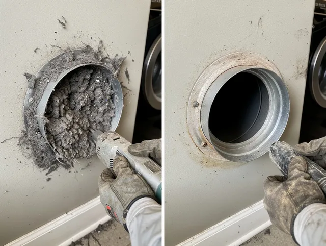 Professional clogged vent cleaning by Aurora Dryer Vent Cleaning in Aurora